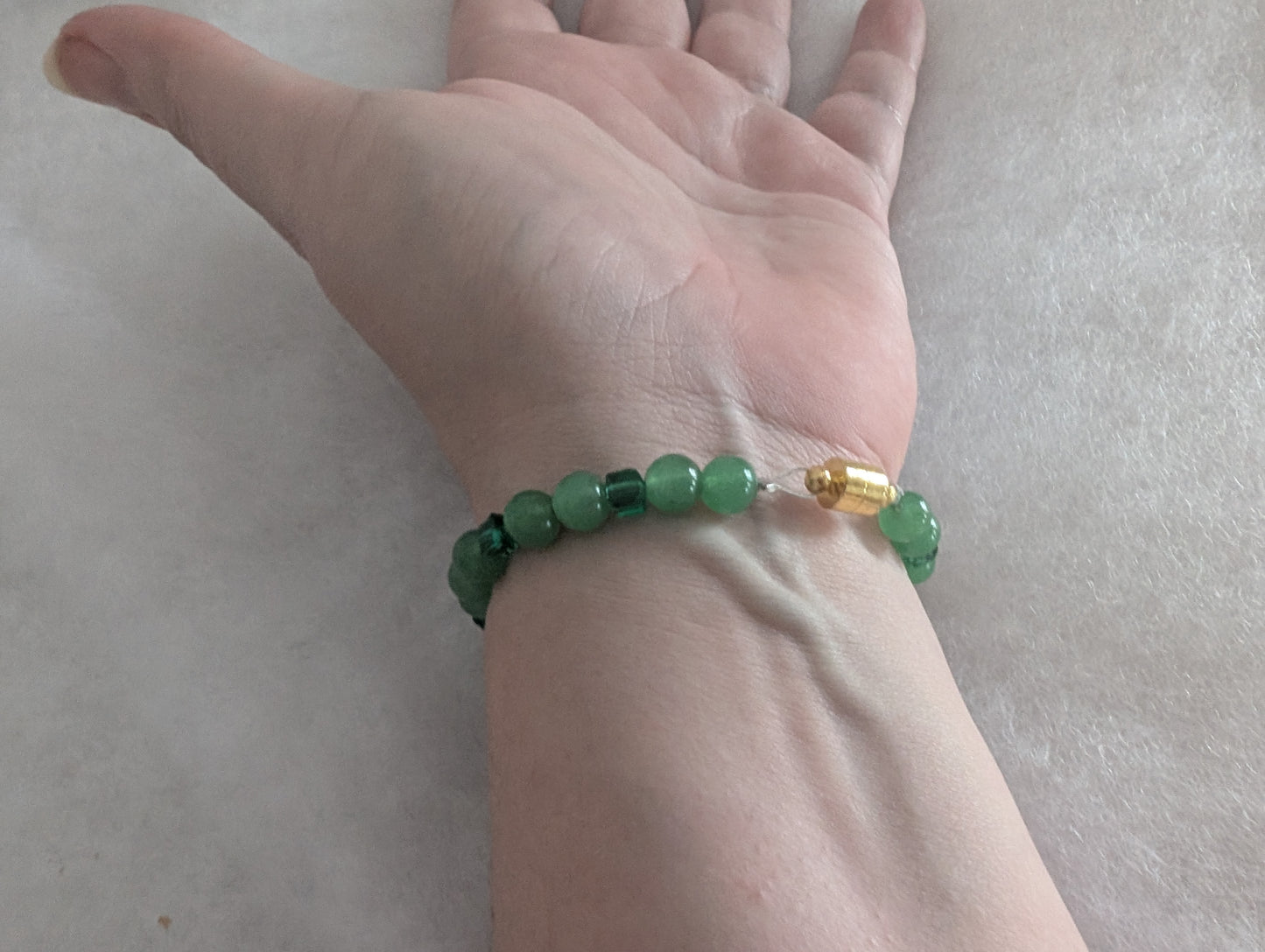 Bracelet aventurine verte