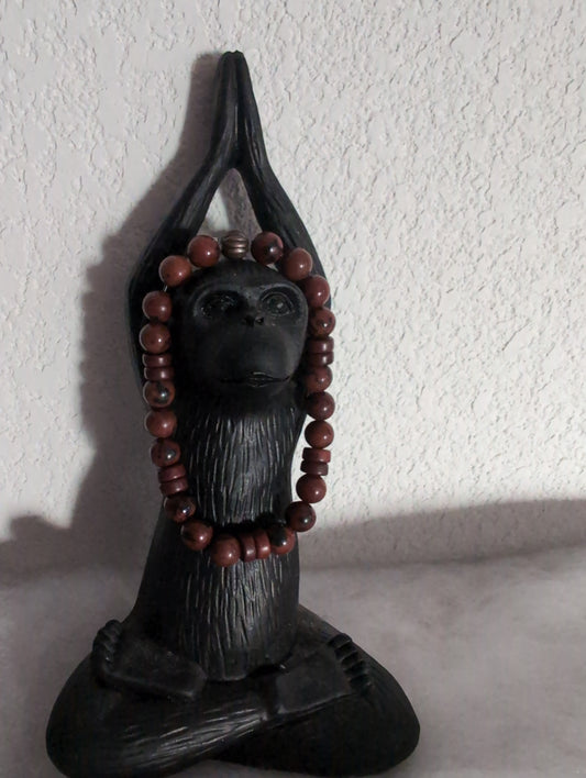 Bracelet obsidienne mahogany