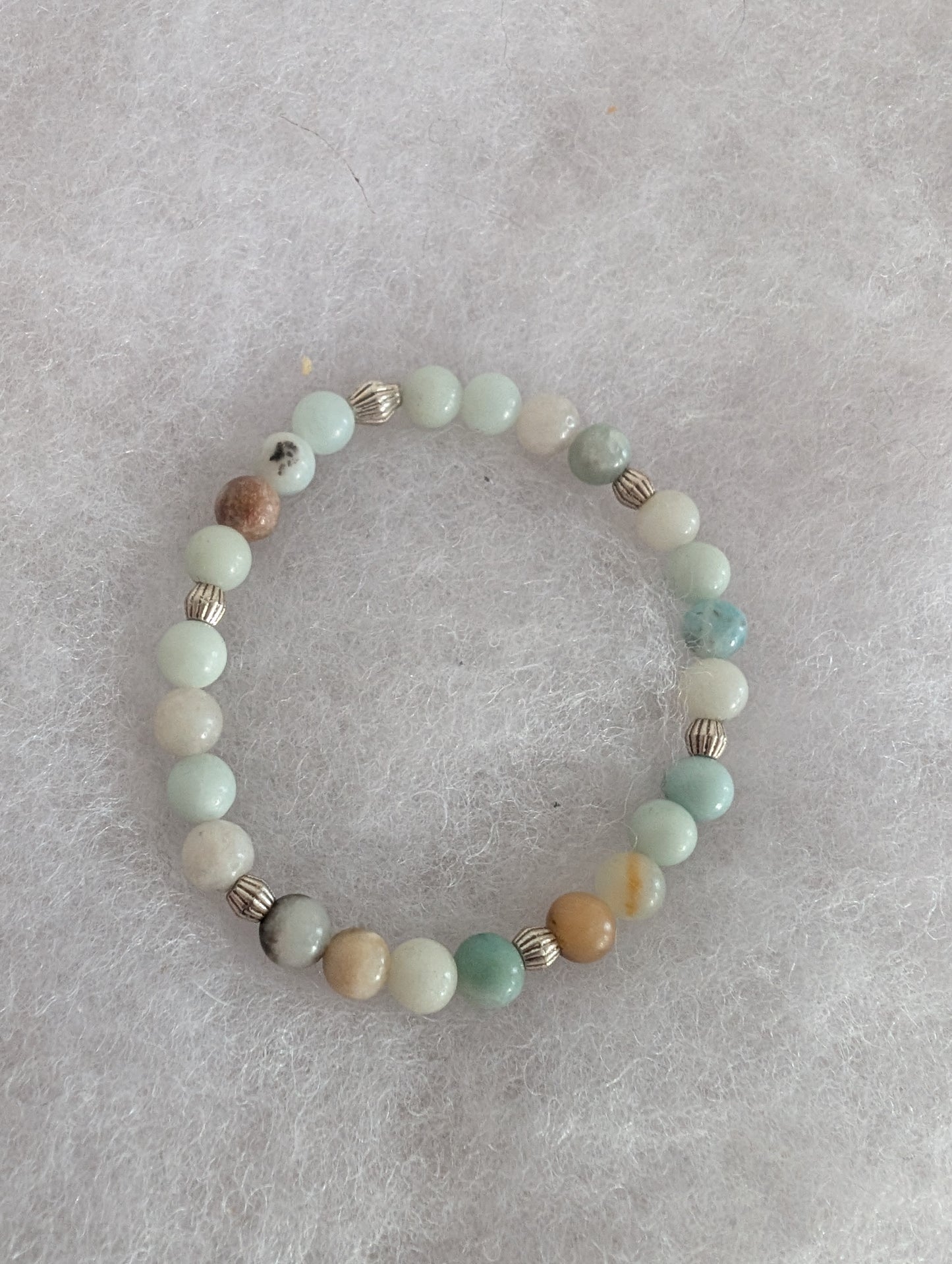 Bracelet amazonite multicolore